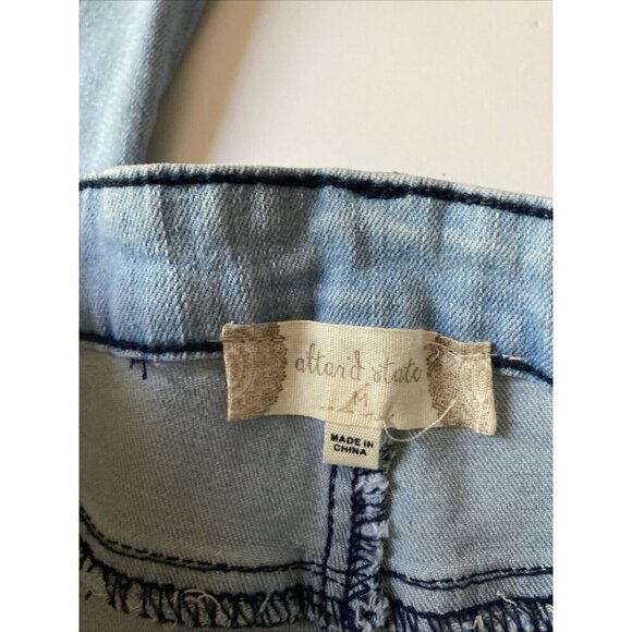 altar'd state flare Jeans Size Medium NWT Light Blue - Picture 4 of 8